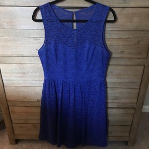 Blue Lace Dress